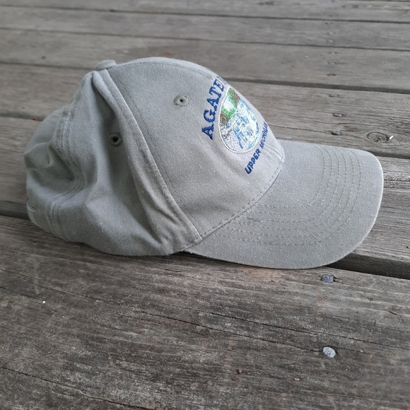Agate Falls Upper Michigan green gray park baseball hat - Picture 4 of 11